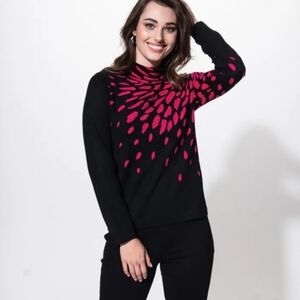 Hot pink leopard sweater weather